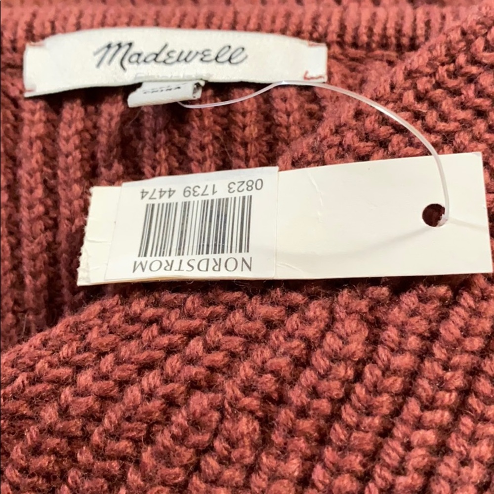 Madewell Thornton balloon sleeve sweater horseman - Picture 5 of 5